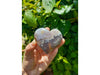Black Flower Agate Heart - PICK YOURS TheQuirkyPagan