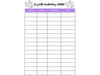 Crystal Inventory Tracker Sheet, Inventory Template,  Inventory Log, Inventory Sheet, Inventory List, Product Inventory, Inventory Checklist