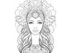 Femme Coloring Sheets - Printable Download At Home TheQuirkyPagan