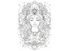 Femme Coloring Sheets - Printable Download At Home TheQuirkyPagan