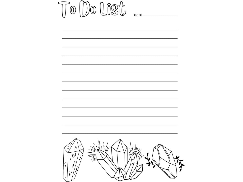 Printable To Do List, Simple To Do List, Doodling To Do List, Daily To Do List, To Do List Pages, Minimalist To Do List,Printable Notes List