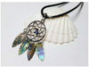 Abalone Dreamcatcher Necklace TheQuirkyPagan