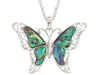 Abalone Shell Butterfly Necklace TheQuirkyPagan
