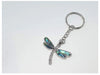 Dragonfly Keyring Made With Abalone Shell TheQuirkyPagan