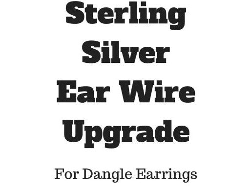 Earring - Sterling Silver Ear Wire Upgrade TheQuirkyPagan