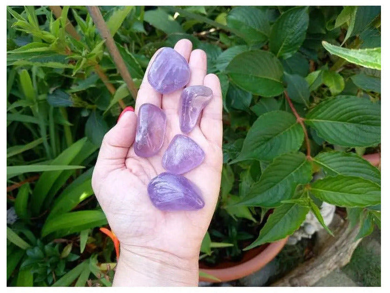 Lilac Amethyst Tumble Stone TheQuirkyPagan