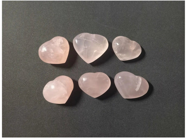 Pink Rose Quartz Crystal Heart - CLEARANCE TheQuirkyPagan