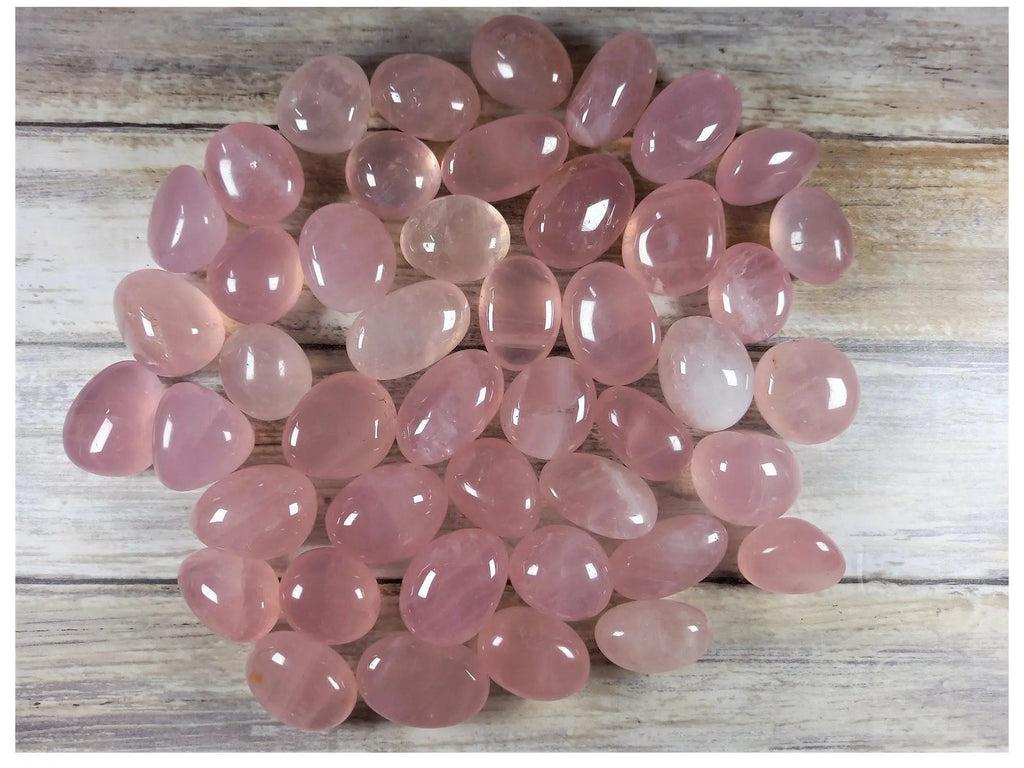 Rose Quartz Crystal Tumble Stone - CLEARANCE TheQuirkyPagan