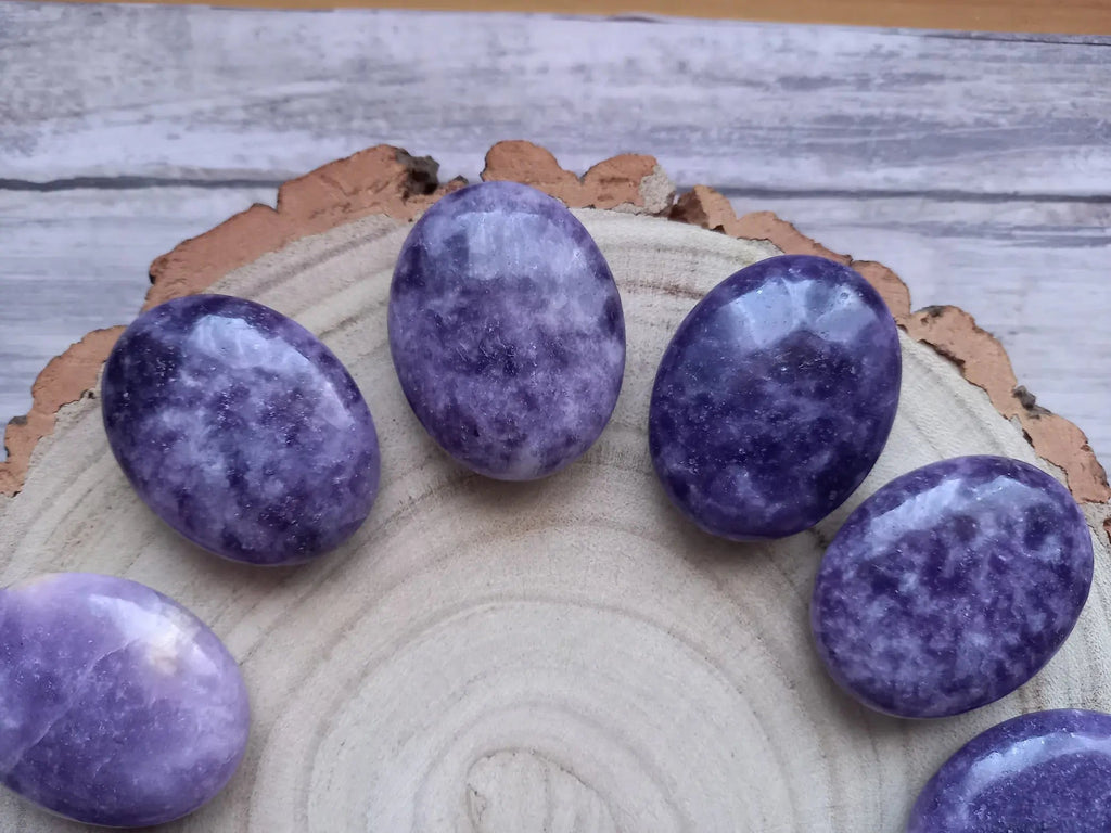 Small Lepidolite Palm Stone - PICK YOURS TheQuirkyPagan