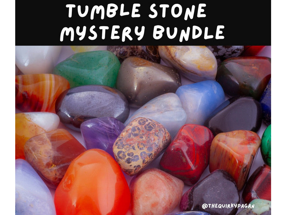 Tumble Stone Crystal Mystery Bundle TheQuirkyPagan