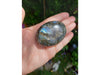 Labradorite Palm stone, Flashy Labradorite Crystal Stone, Polished Labradorite Pebble, Crystal Gift, Crystal Healing , THIS PIECE