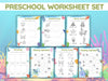 Printable Pre School Work Sheets, Pre School Activity Sheets, Pre School Learning Workbook, Toddler Workbook, Home school Printable