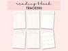 Reading Planner Printable, Book Tracker, Reading Journal, Bookshelf Printable, Book Review Journal, Reading Challenges