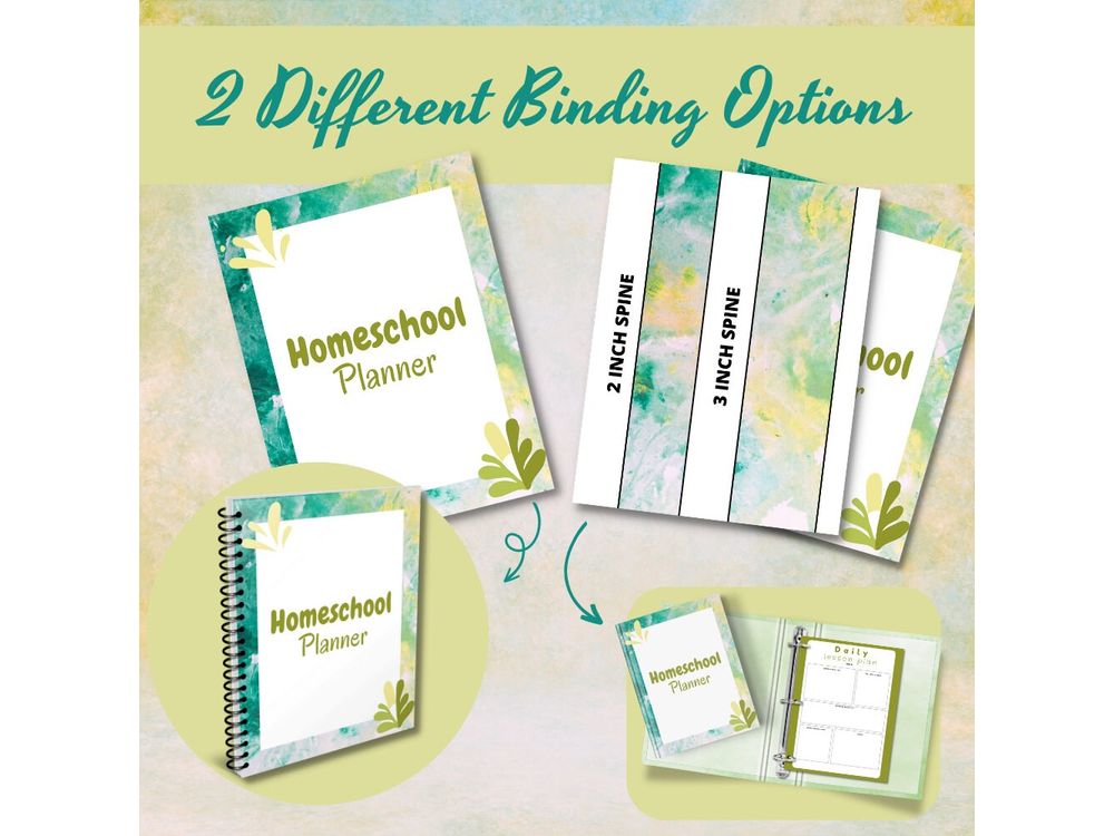 HomeSchool Planner Printable, Homeschool Organizer Binder, Homeschool Resources Printable, Homeschool Schedule , Homeschool Calendar