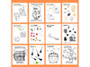 Halloween Activity Printable MEGA 105 Pages! Halloween Coloring, Halloween Party Games, Halloween Kids Printables, Halloween activity games