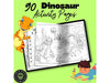 Kids Dinosaur Activity Pages x 90 Pages Printable, Boys Dinosaur Activities, Boys Dinosaur Coloring, Dinosaur Printable Activies