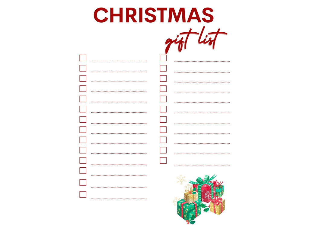 Christmas Planner Printable, Holiday Organizer Checklist, FREE Gift Tags, FREE Letter To Santa, Christmas To Do List, Holiday To Do List