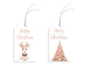 Cute Christmas Gift Tags, Printable Digital Gift Tags, Modern Blush Christmas Gift Tags, Minimalist Christmas Gift Tags, Pink Christmas Tags