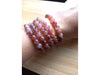 Strawberry Quartz Bracelet, Gemstone Bracelet, Crystal Gift, Inner Love Bracelet, Gratitude Bracelet, Heart Chakra Bracelet
