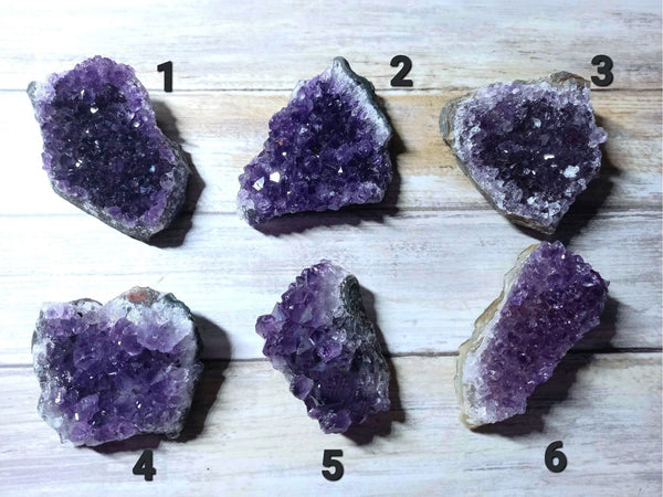 Amethyst Crystal Cluster PICK YOURS, Amethyst Druze, Amethyst Geode, Amethyst Crystal, Raw Amethyst Crystal, Amethyst Mineral - Pick yours!